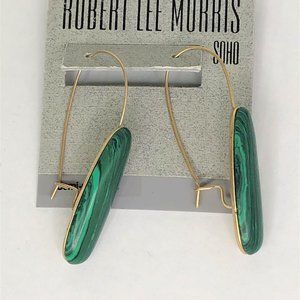 Robert Lee Morris Green Drop Earrings